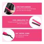 Syska SuperGlam HS6810 Hair Straightener with Heat Balance Technology (Pink)